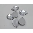 thumbnail image 6 of EOEMY 50 Flatback Acrylic Sewing Rhinestone Teardrop Sew On Beads 18X25mm-Clear, 6 of 7