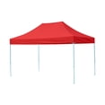 thumbnail image 1 of lios Innova | Toldo Plegable Rojo 3x4.5 Carpa para Exteriores Resistente al Clima, Impermeable, Estructura de Hierro y Tela Oxford 600D., 1 of 9