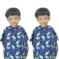 thumbnail image 1 of [Paquete de 2] Capa de peluquería para niños Capa de corte de pelo profesional para niños Capa larga con cierre ajustable, 1 of 5
