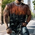 thumbnail image 6 of adaychics Skull Tank Top Men Crew Neck Casual Sleeveless T Shirts Gothic Skull Graphic Muscle Tees for Exercise Daily, 6 of 7