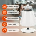 thumbnail image 2 of Elite Cuisine EKT0251 1.2L Cool-Touch Stainless Steel Electric Kettle, White, 2 of 3