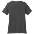 thumbnail image 2 of Big Size K Pop Love Graphic Design Lady's V-Neck - Charcoal XL, 2 of 2
