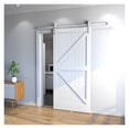 thumbnail image 5 of 200cm Vintage Industrial Sliding Barn Wood Door Interior Closet Door Kitchen Door Track Kit Track System Hardware ,Easy to Install, 5 of 7