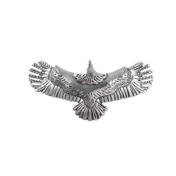 Youkk Women Girls Retro Flying Eagle Hairclips Zinc Alloy Hair Grip Claw Slide Barrette Headwear Jewelry Decor silver