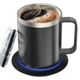 thumbnail image 1 of de Café Autocalentable de Doble Capa de Acero Inoxidable 304, Calentador de Tazas para Bebidas con Juego de Tazas para Escritorio, Hogar y Oficina, 1 of 5