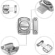 thumbnail image 5 of Door Latch Safety Rotary Door Latch Lock Zinc Alloy Door Revolving Door Lock with Screws for Bathroo, 5 of 5