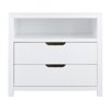 Karla Dubois Oslo 2 Drawer Combo Dresser- Pure White