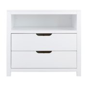 Karla Dubois Oslo 2 Drawer Combo Dresser- Pure White