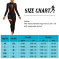 thumbnail image 2 of One Piece Rash Guard for Women Swim Long Sleeve Surfing Suit Sun Protection Full Body Wetsuit Quick Dry Dive Skin Suit Lightweight Soft Swimsuit XL, 2 of 5