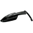 thumbnail image 2 of Kuryakyn 1760 Motorcycle Handlebar Accessory: Scythe Blade Rear View Side Mirrors for Harley-Davidson Motorcycles, Gloss Black, 1 Pair, 2 of 2