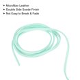 thumbnail image 4 of Unique Bargains 49.21 Yards 2.6mm Flat Leather Cord Suede String for DIY Crafts, Turquoise 1 Roll, 4 of 7