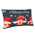 thumbnail image 2 of Bingfone Three Cute Christmas Gnomes Printed Pillowcase 20x36 inches - Standard Pillow Cases with Envelope Closure,Gifts for Women Men, 2 of 9
