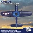 thumbnail image 4 of Avión RC LEAMBE F4U Corsair de 4 canales listo para volar para niños, 4 of 6