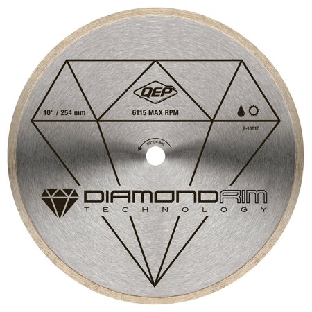 UPC: 0010306610018 | QEP 10 in. Diamond Blade for Wet Tile Saws for Ceramic Tile