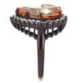 thumbnail image 4 of Bague en Acier Inoxydable Brun Foncé AAA GRD CZ Champagne SZ 7 TK2675-7, 4 of 4