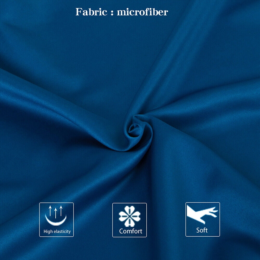 Silk Satin Pillowcase for Hair Skin Pillow Cases Set of 2 Zipper Pillow Covers