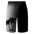 thumbnail image 5 of BOOMNY Mens Shorts Casual Hawaiian Coconut Tree Printed Elastic Waist Drawstring Beach Shorts For Man Soft Loose Fit Summer Workout Shorts Leisure Mens Dailywear, 5 of 5