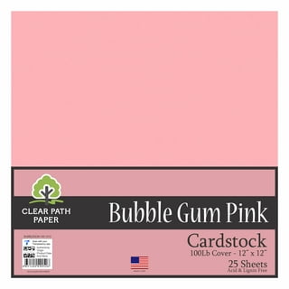 Fuchsia Pink Flat Panel Cards  Colorplan Cardstock – Cardstock