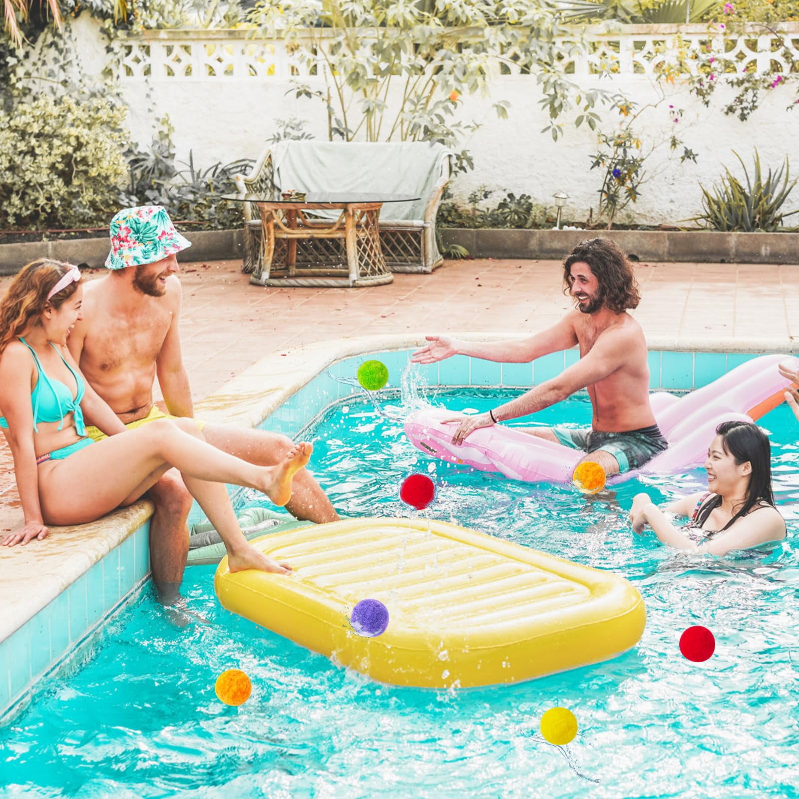 Reusable Water Balls 120 Pcs Outdoor Pool Beach Summer Games Toys
