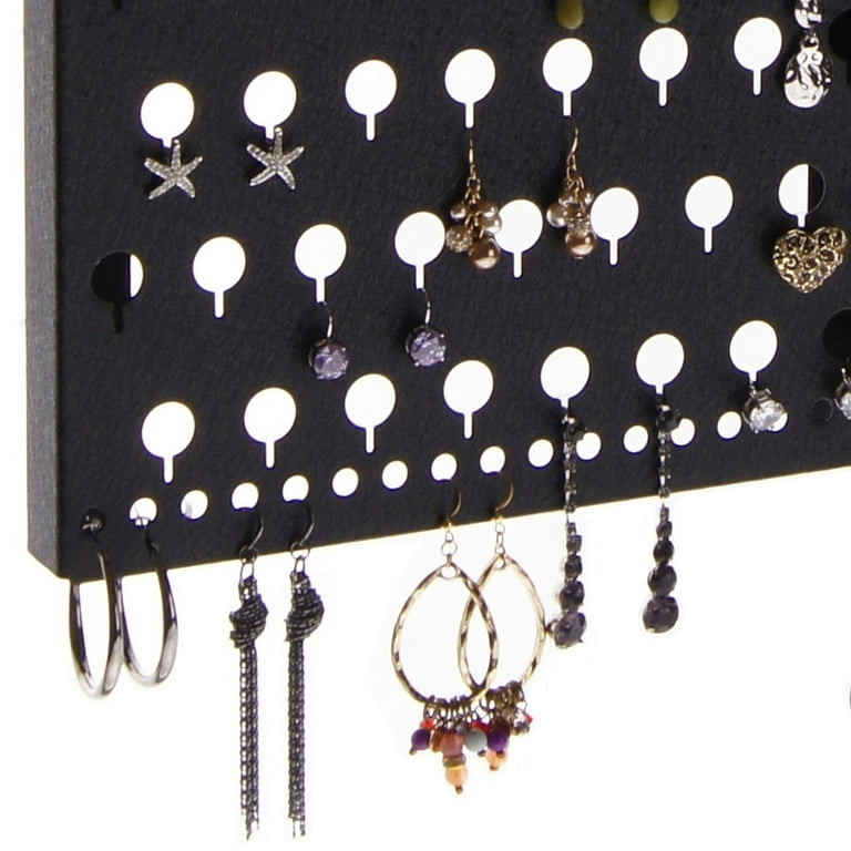 Dangle Stud Earring Holder Organizer Wall Mount Jewelry Storage Rack,  Michelle
