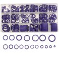 thumbnail image 2 of Junta tórica de goma 270 piezas R134A Juego de sellado de aire acondicionado para automóvil Juntas tóricas redondas de goma con kit de caja de plástico, púrpura Kuyhfg Sin marca, 2 of 4