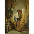 thumbnail image 3 of John Adam Houston 14x18 Black Modern Framed Museum Art Print Titled - Inspecting the Vase (1880), 3 of 5