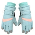 thumbnail image 4 of TAIAOJING Kids Ski Gloves Winter Windproof Warm Gloves Boys Outdoor Skating Snow Ski Girls Gloves Snowboarding Gloves Mittens, 4 of 8