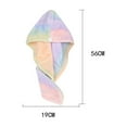 thumbnail image 3 of VOTRUDI Microfiber Hair Towel Wrap for Women and Girls,Superfine Fiber Soft and Ultra Absorbent Twist Dry Hair Cap for Wet Hair,AS SHOW, 3 of 9