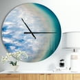 thumbnail image 2 of DesignArt Agate beautiful colorful slices and texture Large Wall Clock, 2 of 2