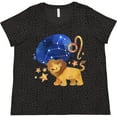 thumbnail image 3 of Inktastic Leo Constellation Zodiac Sign Illustration Women's Plus Size T-Shirt, 3 of 5
