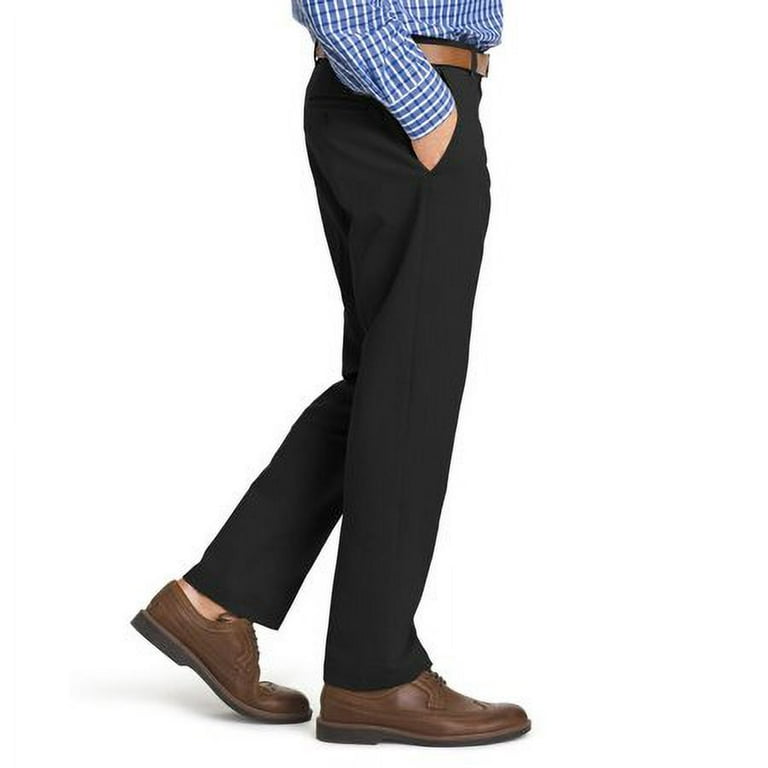 Men s IZOD Slim Fit Performance Stretch Flat Front Pants Cedarwood Khaki