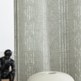 thumbnail image 3 of JINCHAN Boho Linen Curtains for Living Room Farmhouse Striped Geometric Drapes Light Filtering Bedroom Window Curtains 2 Panels Grommet Grey W50 x L90, 3 of 7