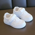 thumbnail image 4 of Linfrsh Boys' Athletic Shoes Kids Lightweight Shoes Toddler Girls Boys Breathable Sneakers White,31, 4 of 7