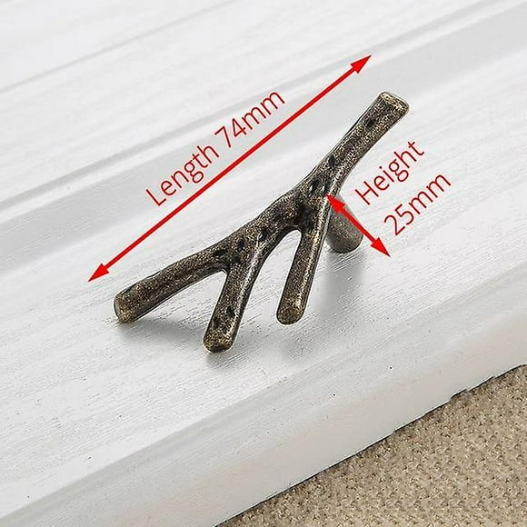 Fashion tree branch furniture handle 96mm 128mm black silver bronze kitchen cabinet handles drawer knobs door pulls hardware