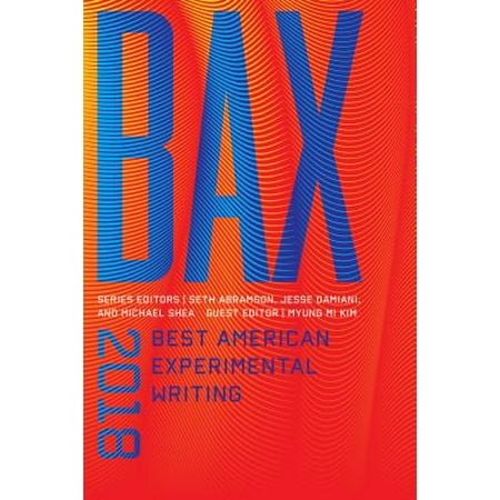 Bax 2018 : Best American Experimental Writing (Best Efis For Experimental Aircraft)