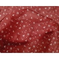 thumbnail image 4 of oneOone Silk Tabby Red Fabric Geometric Bandhani Sewing Craft Projects Fabric Prints By Yard 42 Inch Wide, 4 of 4