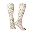 thumbnail image 4 of Fotbe Dessert print Women's Men's Novelty Crew Socks Cotton Socks Knee High Socks for Walking,Running,Nurses,Pregnancy, 4 of 9