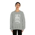thumbnail image 4 of Can't take French Pride out of Girl  Unisex Sweatshirt S-2XL France Proud, 4 of 9