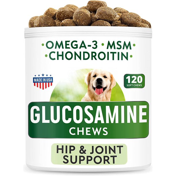 Glucosamine Dog Treats Joint Pain Relief Supplement Advanced