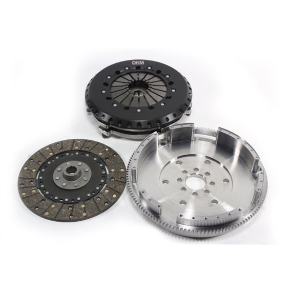 DKM MS Organic Twin Disc Clutch Kit w/ Flywheel for BMW E9X 335i N54
