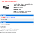 thumbnail image 2 of Transfer Case Motor - Compatible with 1990 - 1995 Ford Ranger 1991 1992 1993 1994, 2 of 2
