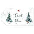 thumbnail image 1 of Koyal Wholesale Winter Woodland Watercolor Baby Shower, Classic Tags, Thank You, 20-Pack, 1 of 4