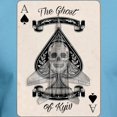 thumbnail image 3 of CafePress - The Ghost Of Kyiv Ace Of Spades Pro Ukra T Shirt - Fitted T-Shirt, Vintage Fit Soft Cotton Tee, 3 of 4