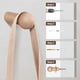 thumbnail image 2 of 25 ganchos de madera para colgar en la pared, ganchos decorativos para abrigos, toallas y ropa., 2 of 7