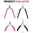 thumbnail image 3 of Cuticle Nipper, Rose Red Long Handle - Cuticle Trimmer Nail Cuticle Nipper Clipper Stainless Manicure and Pedicure Tool with Non Slip Handle Available in A Variety of Sizes, Nail Clippers, Nail, 3 of 9