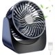 thumbnail image 1 of USB Fan, Quiet Battery Operated Fan, 360 Rotation Portable Mini Fan, 3 Speeds Small Desk Fan with 1.5m USB Cable for Office/Car/Camping (Dark Blue), 1 of 5