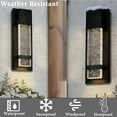 thumbnail image 3 of Outdoor LED Wall Light for Garage & Porch, 12W Bright Hardwired Exterior Wall Sconce, Waterproof Metal Outdoor Light Fixture, 3 of 10
