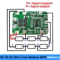 thumbnail image 4 of Tablero de BateríA de Litio 6S 25,2V 20A BMS con Equilibrio para Destornillador de 25V y Uso de Paquete de BateríA de 24V, 4 of 5
