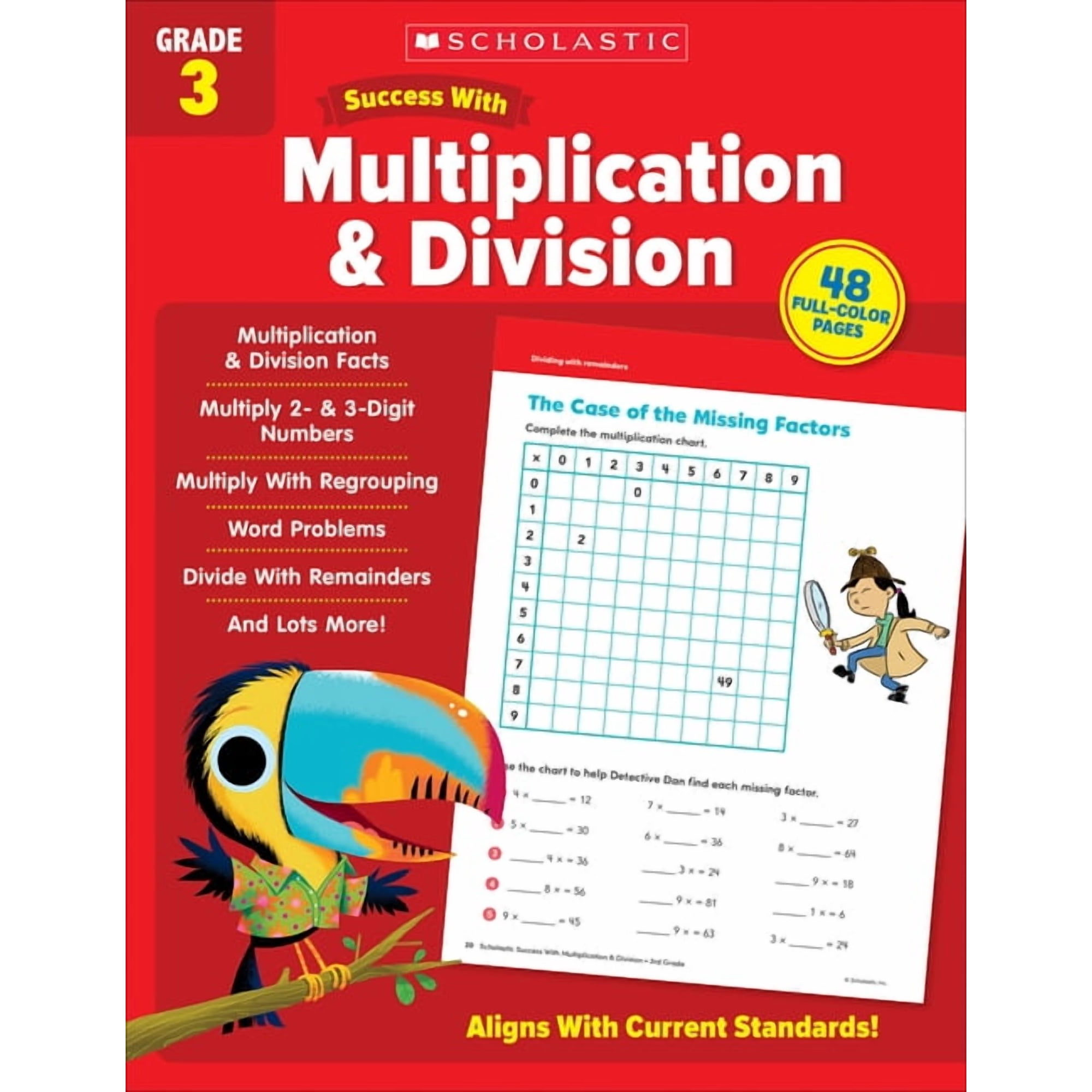 Scholastic Success with Multiplication & Division Grade 3 Workbook, (Paperback)