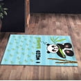 thumbnail image 5 of Cute Panda Rug, Printed Rug, Bathroom Rug, Step Rug, Blue Rug, Cute Rug, Panda Rugs, Kids Rug, Gift For Him, Nursery Rug, Boy Room Rug, 1.7'x2.3' - 50x70 cm, 5 of 8
